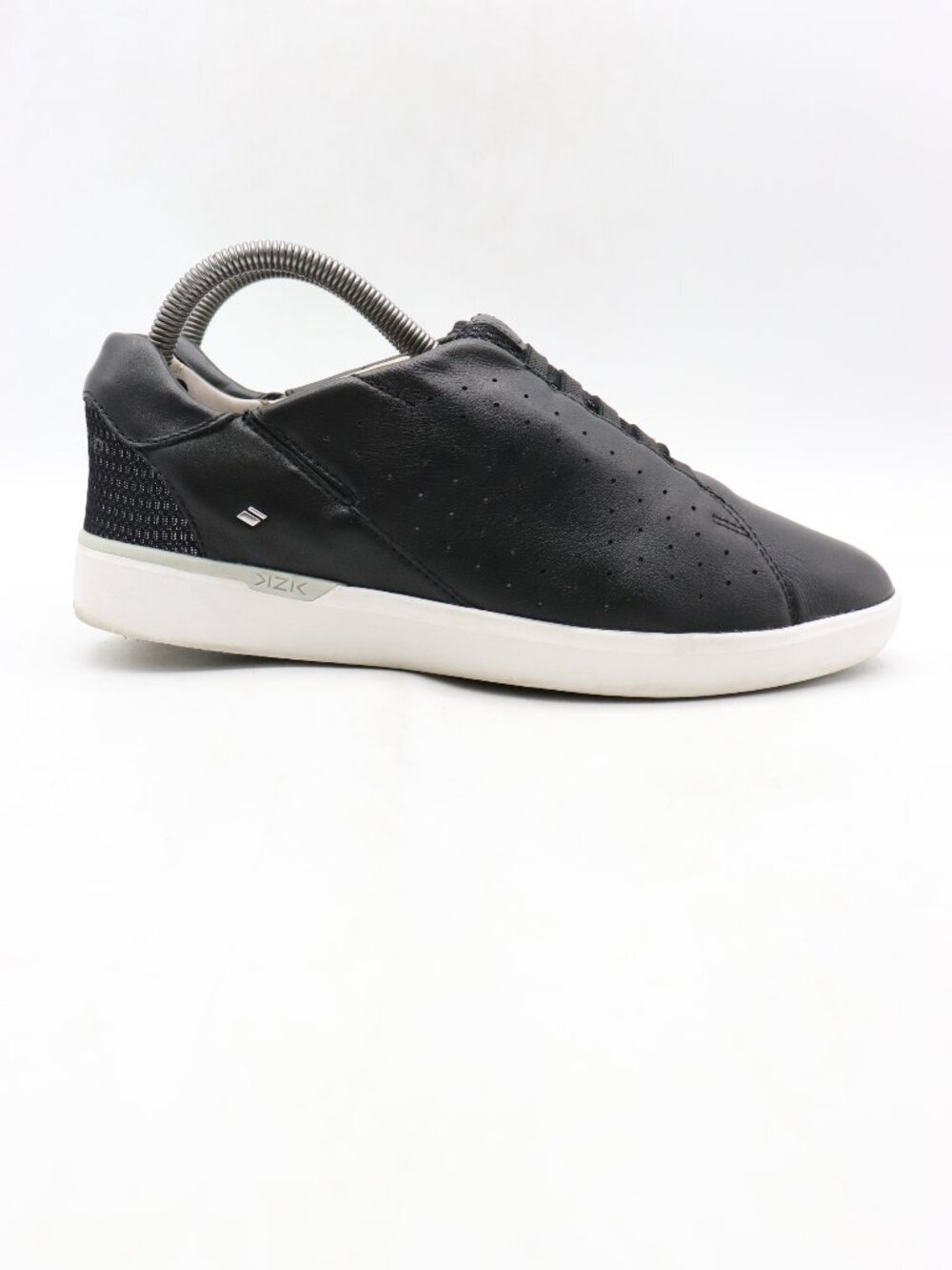 Kizik Miami Loafers Sneakers Women's Size 8.5 Wide Black Leather Slip On Comfort